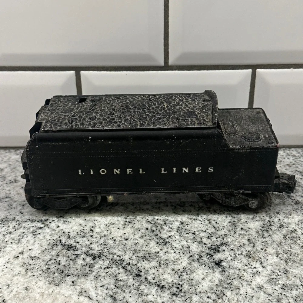 Lionel O Gauge Coal Tender Black Lionel Lines Vintage Diecast Train Restoration